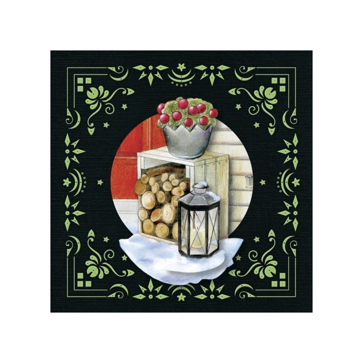 (DODOOC10013)Dot and Do on Colour 13 - Jeanine's Art - Christmas Cottage