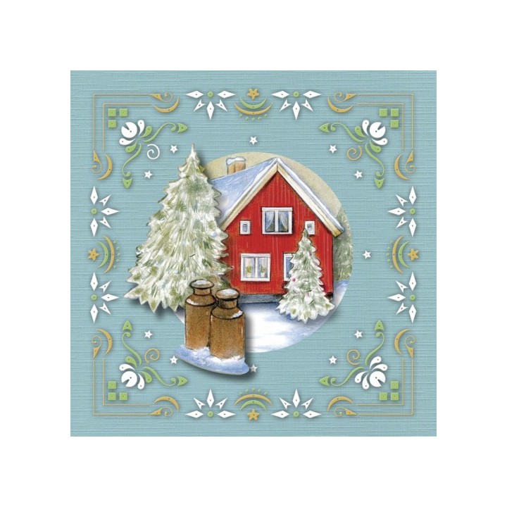 (DODOOC10013)Dot and Do on Colour 13 - Jeanine's Art - Christmas Cottage