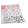 (ec0193)Clear Stamp & dies Eline's Polar bears