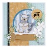 (ec0193)Clear Stamp & dies Eline's Polar bears