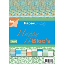 (6011/0031)Papier block 15X21 cm happy