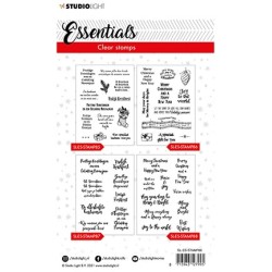 (SL-ES-STAMP86)Studio light SL Clear stamp Christmas Merry Christmas ENG Essentials nr.86