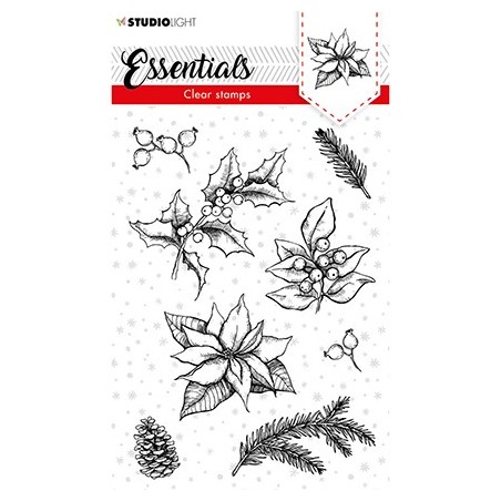 (SL-ES-STAMP94)Studio light  SL Clear stamp Christmas Twigs Essentials nr.94