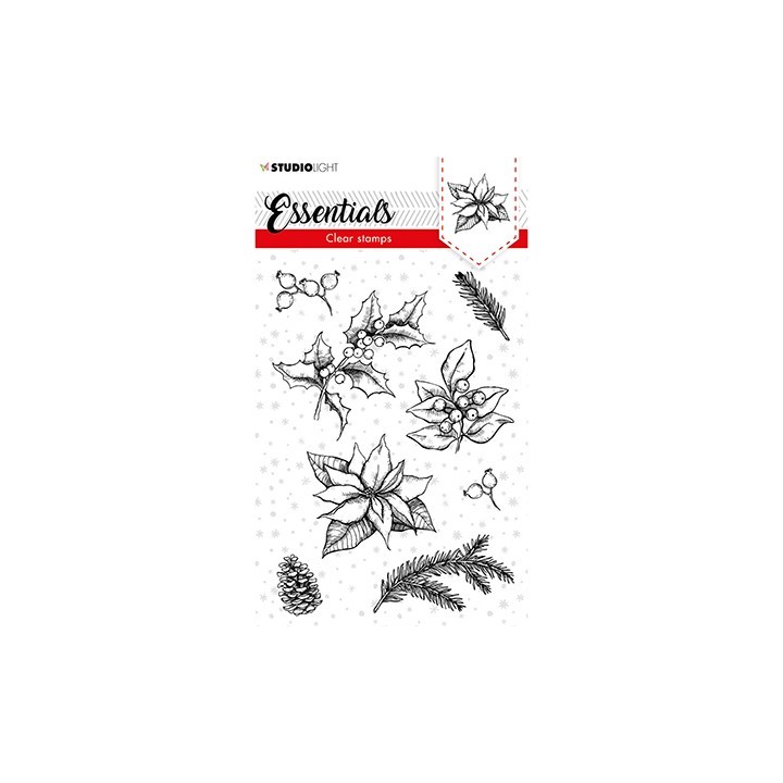 (SL-ES-STAMP94)Studio light  SL Clear stamp Christmas Twigs Essentials nr.94