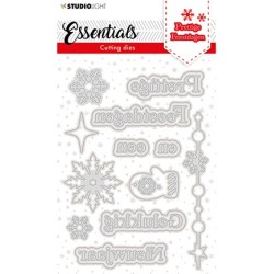 (SL-ES-CD117)Studio Light SL Cutting Die Christmas Prettige Feestdagen NL 2 Essentials nr.117