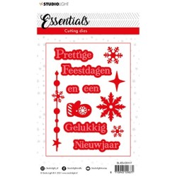 (SL-ES-CD117)Studio Light SL Cutting Die Christmas Prettige Feestdagen NL 2 Essentials nr.117
