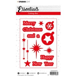 (SL-ES-CD119)Studio Light SL Cutting Die Christmas Merry Christmas ENG 2 Essentials nr.119