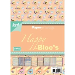 (6011/0035)Papier block 15X21 cm happy