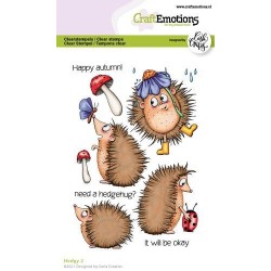 (1517)CraftEmotions clearstamps A6 - Hedgy 2 (Eng) Carla Creaties