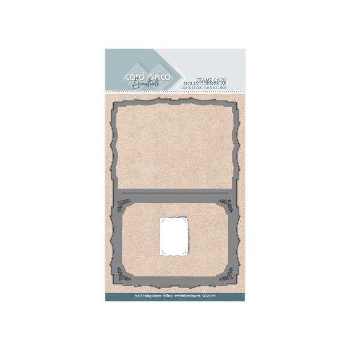 (CDCD10049)Card Deco Essentials Dies - Holly Corner A7