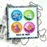 (PD8161)Polkadoodles Scary Boo Clear Stamps