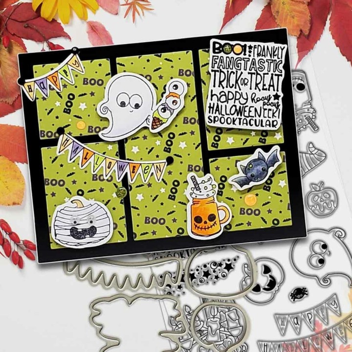 (PD8163)Polkadoodles Fang-tastic Clear Stamps