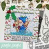 (PD8175)Polkadoodles Gnome Lets Get Blitzen Clear Stamps