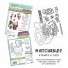 (PD8189)Polkadoodles Gnome Meet Me Under the Mistletoe Clear Stamps