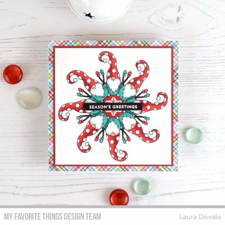(CS-599)My Favorite Things Gnome for the Holidays Clear Stamps