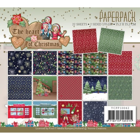 (YCPP10042)Paperpack - Yvonne Creations - The Heart of Christmas