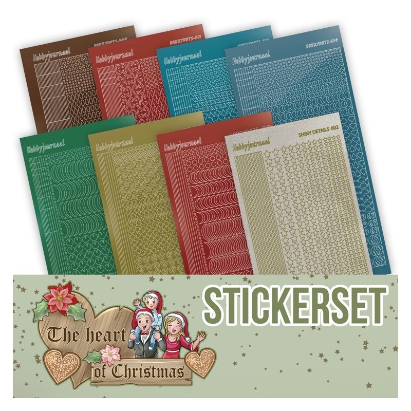 (CHSTS019)Creative Hobbydots Stickerset 19 - Yvonne Creations - The Heart of Christmas