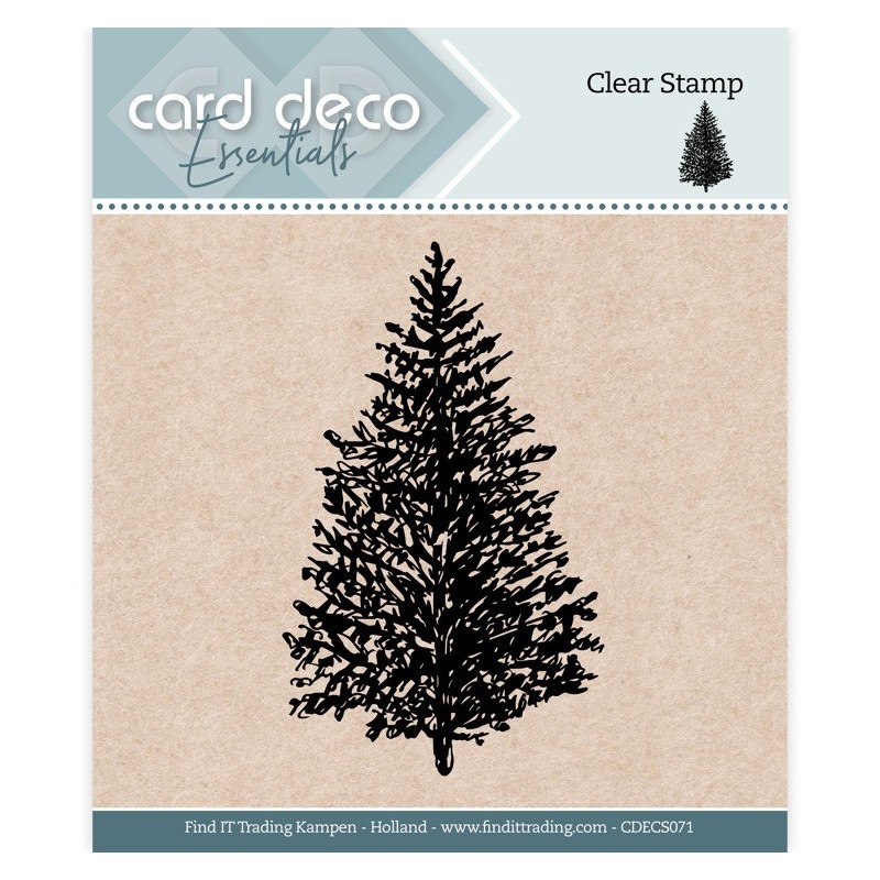 (CDECS071)Card Deco Essentials - Clear Stamps - Christmas Tree