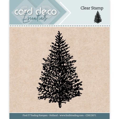 (CDECS071)Card Deco Essentials - Clear Stamps - Christmas Tree