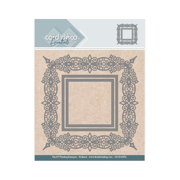 (CDCD10056)Card Deco Essentials Aperture Dies - Swirls Square
