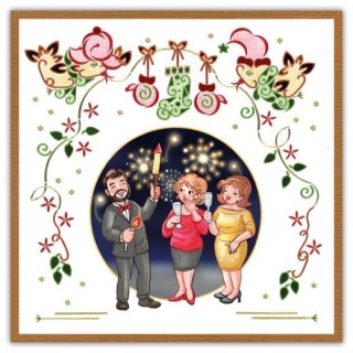 (DODO213)Dot and Do 213 - Yvonne Creations - The Heart of Christmas - Fireworks