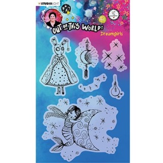 (ABM-OOTW-STAMP70)Studio light ABM Clear Stamp Dreamgirls Out Of This World nr.70