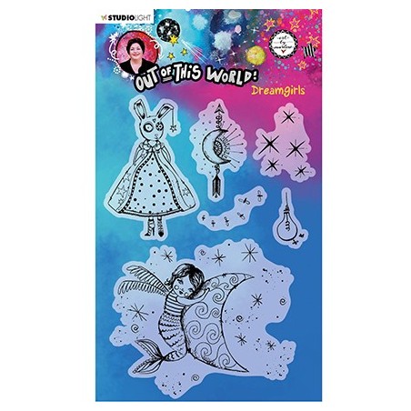 (ABM-OOTW-STAMP70)Studio light ABM Clear Stamp Dreamgirls Out Of This World nr.70