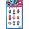 (ABM-OOTW-STAMP74)Studio Light ABM Clear Stamp Baby Bots Out Of This World nr.74