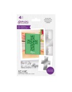 (GEM-STD-FOCR)Gemini Foliage Cross Stamp & Die