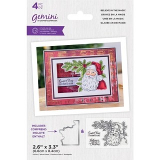 (GEM-STD-BEITMA)Gemini Believe in the Magic Stamp & Die