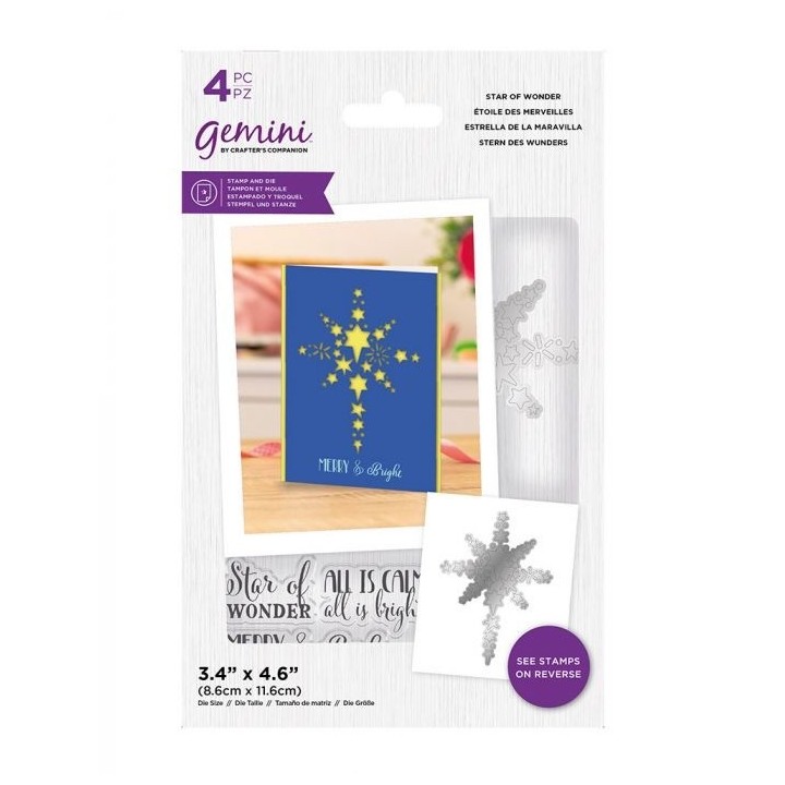 (GEM-STD-STOW)Gemini Star of Wonder Stamp & Die