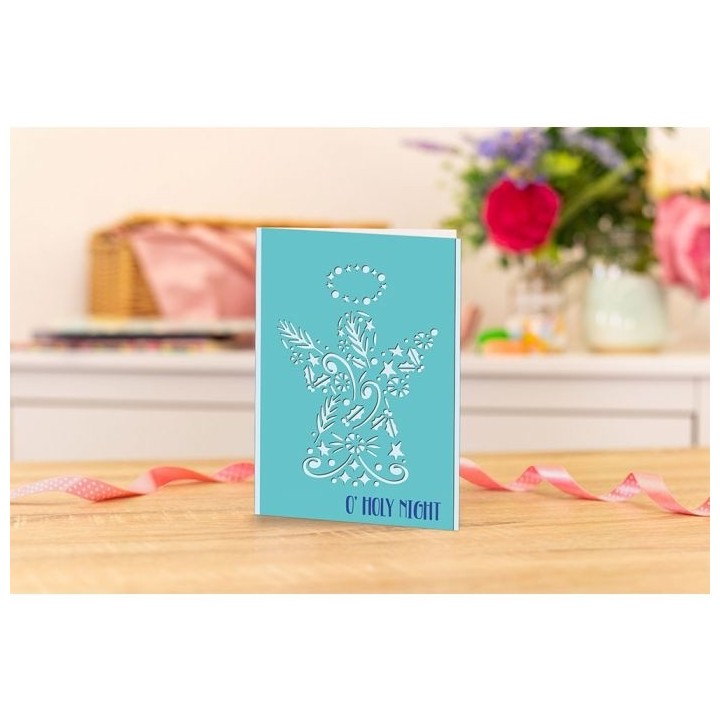 (GEM-STD-FEAN)Gemini Festive Angel Stamp & Die