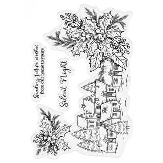 (GEM-STD-SEFEWI)Gemini Sending Festive Wishes Stamp & Die