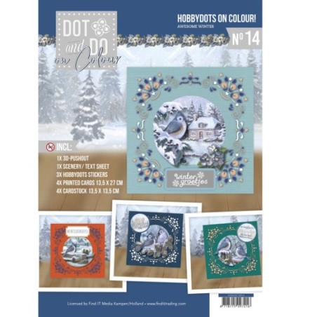 (DODOOC10014)Dot and Do on Colour 14 - Amy Design - Awesome Winter