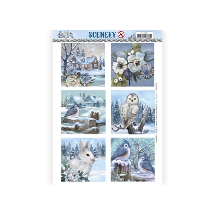 (CDS10066)Scenery - Amy Design - Awesome Winter Square