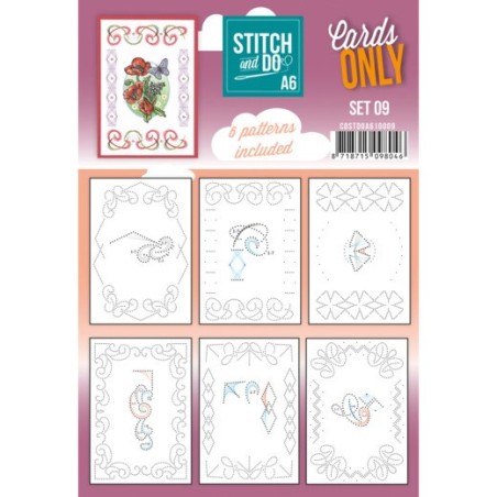 (COSTDOA610009)Stitch and Do - Cards Only - Set 09