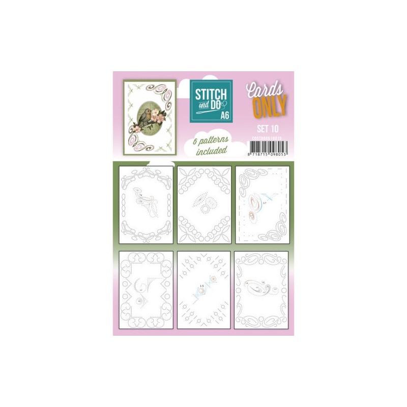(COSTDOA610010)Stitch and Do - Cards Only - Set 10