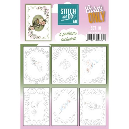 (COSTDOA610010)Stitch and Do - Cards Only - Set 10