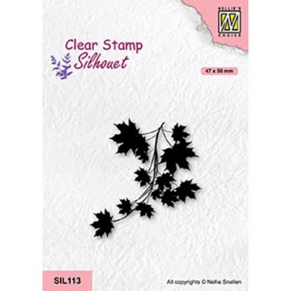 (SIL113)Nellie`s Choice Clearstamp - Maple Branch