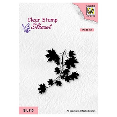 (SIL113)Nellie`s Choice Clearstamp - Maple Branch