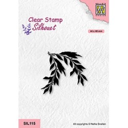 (SIL115)Nellie`s Choice Clearstamp - Willow Branch
