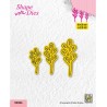 (SD224)Nellie's shape dies Set of 3 Branches-3