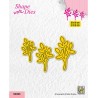 (SD225)Nellie's shape dies Set of 3 Branches-4