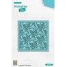 (STAD005)Nellie's choice Stamping dies Square Flowers