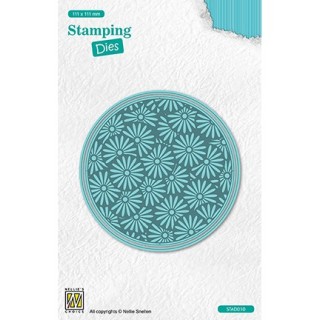 (STAD010)Nellie's choice Stamping dies Round Margerites