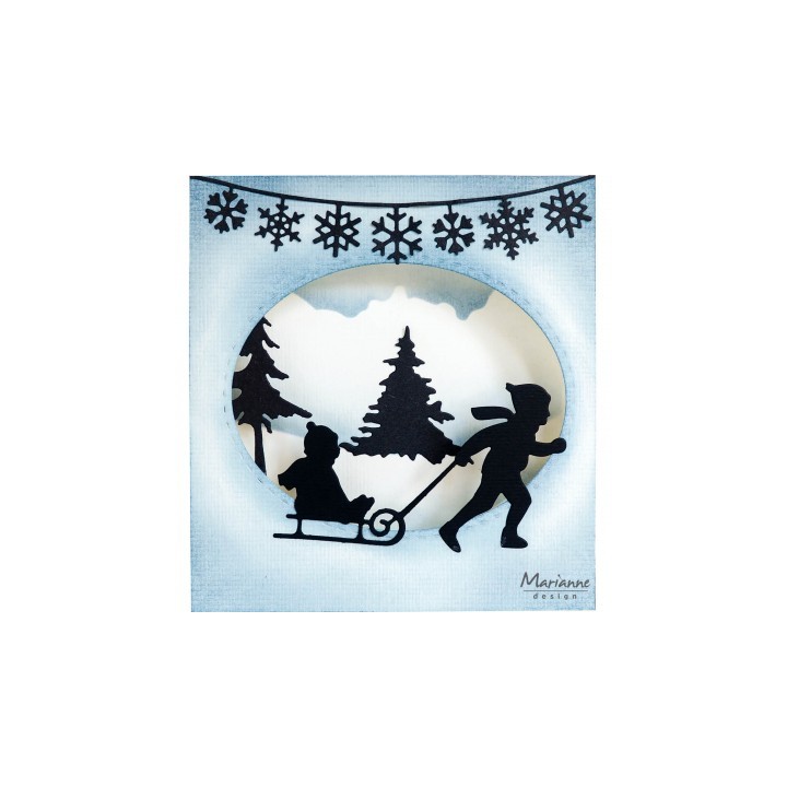 (LR0740)Creatables Silhouette Sleighride