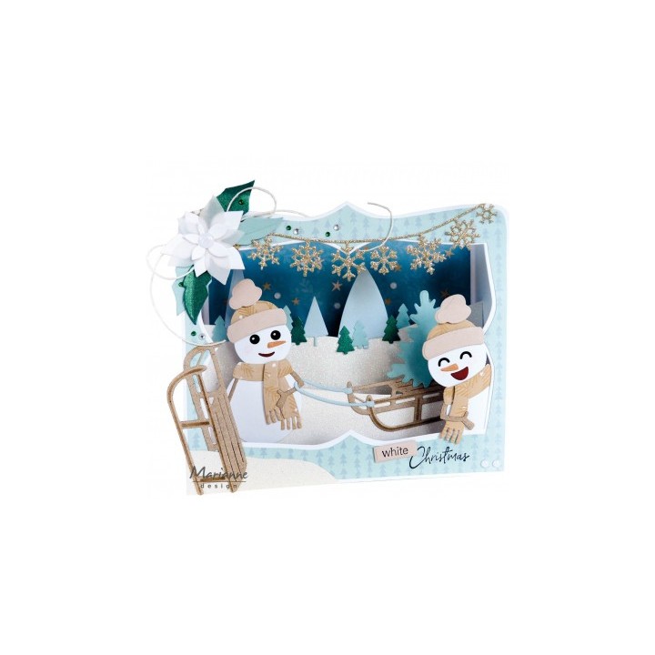 (CR1572)Craftables Sleigh by Marleen