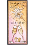 (TC0888)Clear stamp & die set Tiny's Sparklers