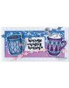(HT1666)Clear stamp Hetty's Hot drinks