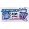 (HT1666)Clear stamp Hetty's Hot drinks